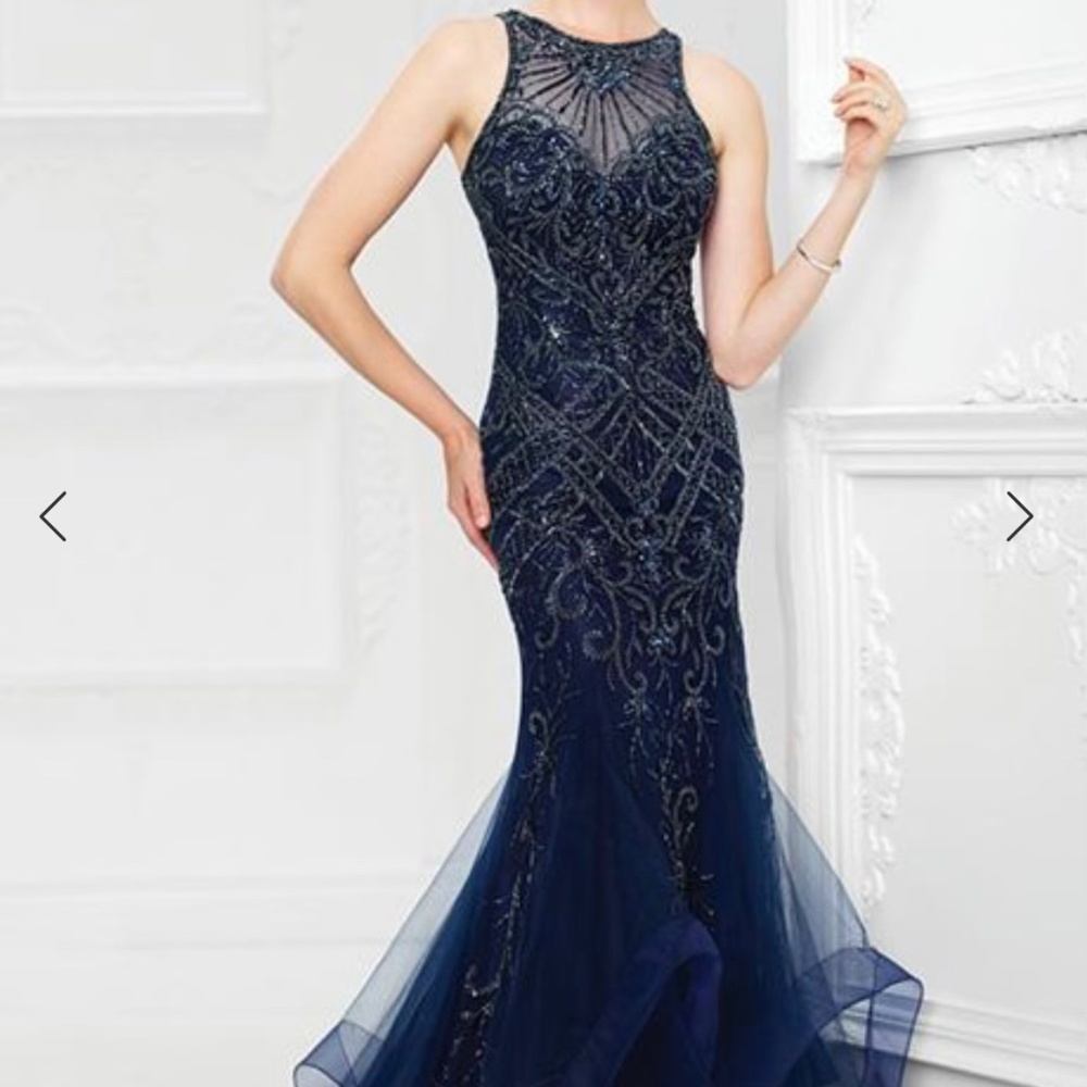 Navy Blue Gown